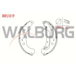 WALBURG Fren Pabuc Balata Arka Ford Focus II (DA) 1.4i Levyeli 228, 6x42 Mm II (DA) 1.6i II (DA) 1.6 TDCI 2004-2011 - Kod WBS1019 - OEM 1347247