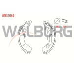 WALBURG Fren Pabuc Balata Arka Hyundai Getz (TB) 1.1i Levyeli, 5 Mm 1.5 CRDI- 1.4i 1.6i 1.3i - Kod WBS1060 - OEM 180X31