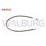WALBURG EL Fren Teli Arka Sol Diskli Fiat 500 C 0.9 1.4 2009 - Kod WBW048 - OEM 51753526