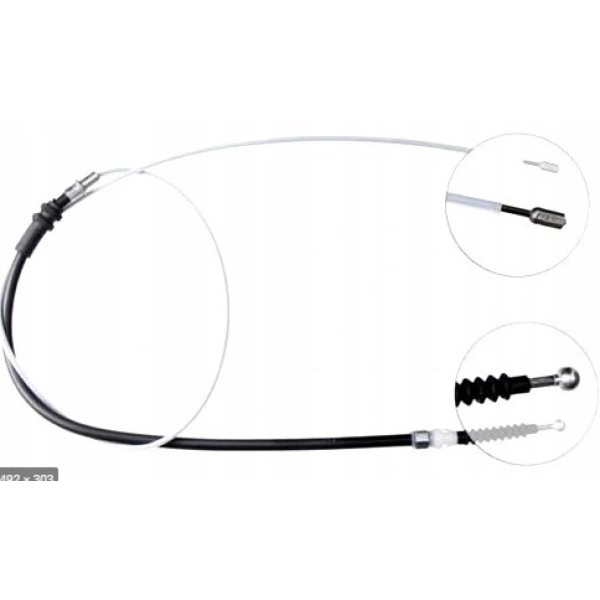 WALBURG EL Fren Teli Arka Sol-sag Kampanali Volkswagen Caddy Iii (2ka, 2kh, 2ca, 2ch) 1.9TDI 2.0TDI 2004-2015 - Kod WBW286 - OEM 2K0609721D