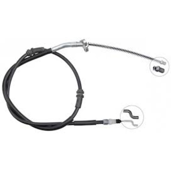 WALBURG EL Fren Teli Arka Sol-sag Kampanali Volkswagen Amarok 2.0bitdi 2.0TDI 3.0TDI 2010 - Kod WBW295 - OEM 2H0609721B ürün görseli