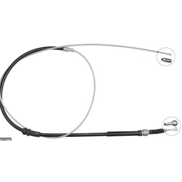 WALBURG EL Fren Teli Arka Sol-sag Diskli Volkswagen Caddy Iii (2ka, 2kh, 2ca, 2ch) 1.9TDI 2.0TDI 4X4 2004-2015 - Kod WBW335 - OEM 2K3609721G
