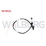 WALBURG Debriyaj Teli Peugeot 106 II 1.0i 1.4i 1.6i M-t Manuel Direksiyon 1996-2002 - Kod WCW034 - OEM 2150.Q5