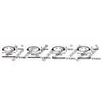 WALBURG Fren Balata Ikazli ON Ford Transit (V184) 2.0 TDCI 18.40mm 2000-2006 - Kod WDB340 - OEM 1135167