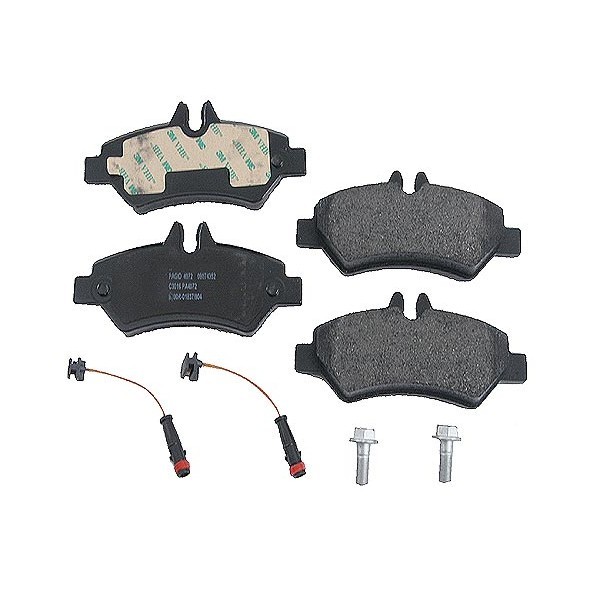WALBURG Fren Balata Fişli Mercedes-benz Sprinter 3, 5T (906) 316 CDI 19.80mm 2006-2009 - Kod WDB488 - OEM 0044206920