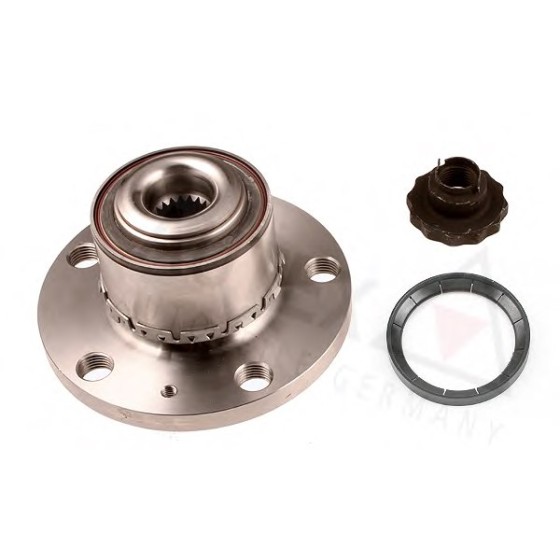 WAGEN Porya Sol-sag ON Rulmanli Volkswagen Polo 1.2 5 Bijon Kit ABS Sensorlu Manyetik ABS Halkali 2001-2012 - Kod WHB-VW014K - OEM 6Q0407621BK ürün görseli