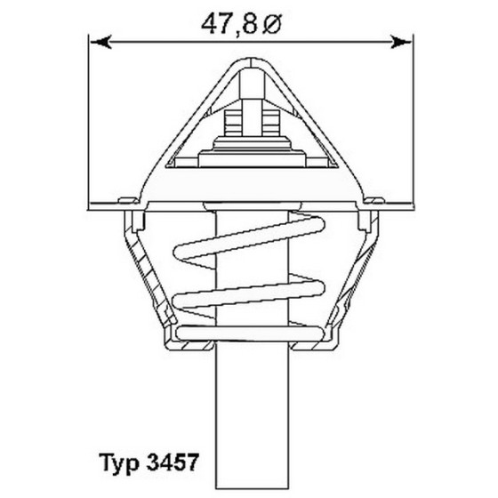 WAHLER Termostat - 271 - Kod WHL3457.90D - OEM A2712000015 ürün görseli