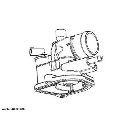 WAHLER Termostat - Vito-mercedes-benz Sprinter - Kod WHL410171.87D - OEM A6112000715 ürün görseli