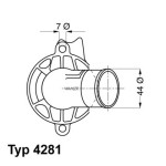 WAHLER Termostat - 203 111 - Kod WHL4286.87D - OEM A1112001515