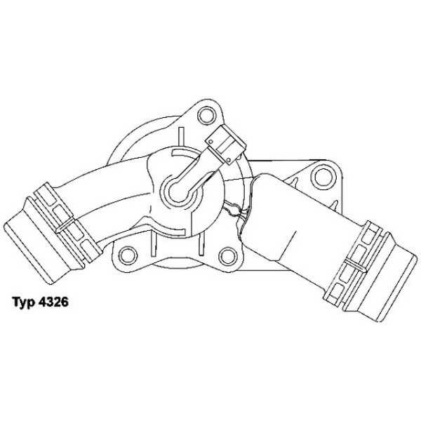 WAHLER Termostat - M52-54 - Kod WHL4326.97D - OEM 11531437040