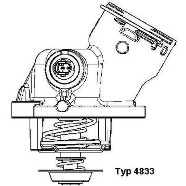 WAHLER Termostat - 273 - Kod WHL4833.100D - OEM A2732000215