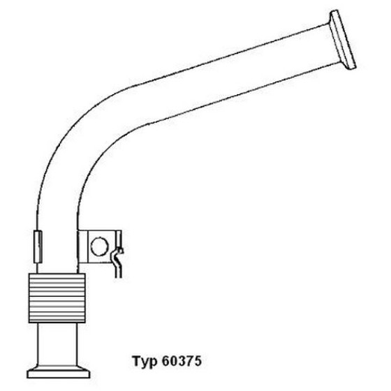 WAHLER EGR - Valf Borusu Mercedes-benz Sprinter-vito - Kod WHL60375D - OEM A6011400057 ürün görseli