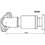WAHLER EGR - Valf Borusu Mercedes-benz Sprinter-vito 611 - Kod WHL60595D - OEM A6111400157