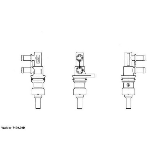 WAHLER SU Müşürü E34-36 M50 - Kod WHL7129.00D - OEM 13541730682 ürün görseli