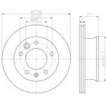 Fren Diski - Aynasi ÖN Mercedes-benz Sprinter LT35 95-06 - Kod WOD 24107 - OEM A9024210612