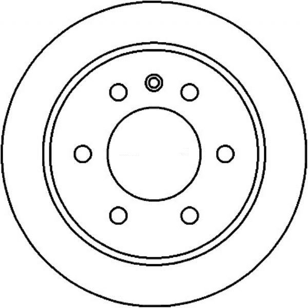 Fren Diski - Aynasi Arka Normal Teker Mercedes-benz Sprinter-crafter 2007 - Kod WOD 24305 - OEM A9064230012