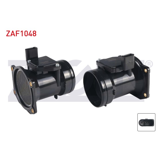 ZEGEN Hava Akis Metre (Debimetre) Volkswagen Golf IV - Volkswagen Passat - Volkswagen Polo - Volkswagen Bora 1.6 1997-2005 / Skoda Octavia 1.6i 1996-2004 / Seat Cordoba - Seat Ibiza II - Seat - Kod ZAF1048 - OEM 06A906461B ürün görseli