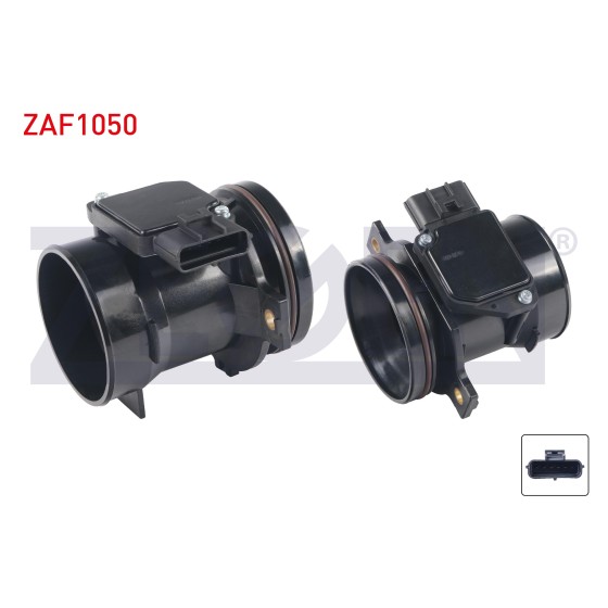 ZEGEN Hava Akis Metre (Debimetre) Ford Focus I 1.8 TDCI 1.8i 16V 2.0i 16V 98-04 / Ford Mondeo II 1.6i 16V 1.8i 16V 2.0i 16V 96-00 / Tourneo Ford Connect 1.8 16V - Kod ZAF1050 - OEM ürün görseli