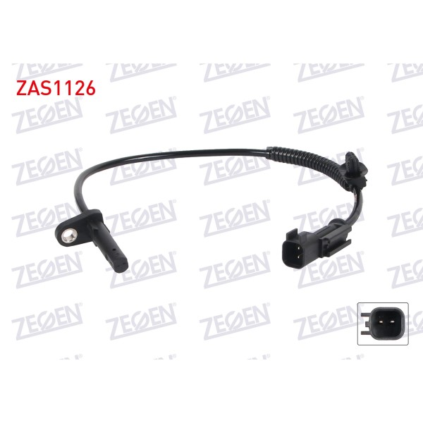 ZEGEN Arka ABS Sensörü - Sol-sag Ford Transit (V363) Tek Teker 2014 - Kod ZAS1126 - OEM 1817687