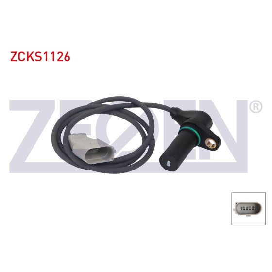 ZEGEN Krank Parçası - Devir Sensoru Kablolu 1000 Mm Volkswagen Passat B5.5 1.9 Audi TDI 2000-2005 / Audi A4 B5 1.9 Audi TDI Ajm 2000-2000 / Audi A6 C5 1.9 Audi TDI Afn, Avg 1997-2000 - Kod ZCKS1126 - OEM 038907319E ürün görseli