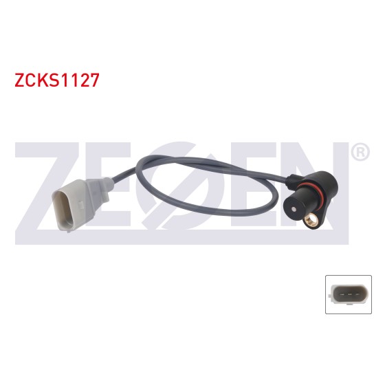ZEGEN Krank Parçası - Devir Sensoru Kablolu 450 Mm Volkswagen Passat B5 2.8 V6 1996-2000 / Audi A4 B5 2.4 Aga, Alf, Arj, Aps, Aml 1997-2000 / TT 1.8 T Apx, Bam, Bea 1999-2006 - Kod ZCKS1127 - OEM 021906433E ürün görseli