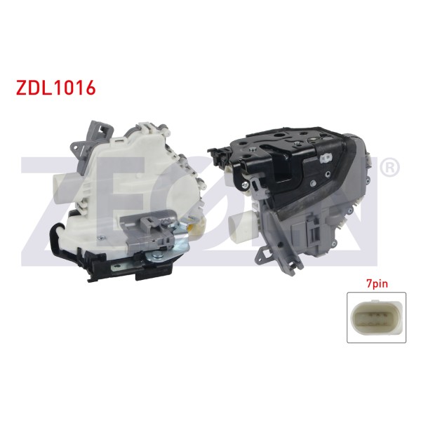 ZEGEN Kapi Kilidi Motorlu Sol ON 7 Pin Seat Leon 2005-2015 / Seat Altea 2004 - Kod ZDL1016 - OEM 1P0839015D