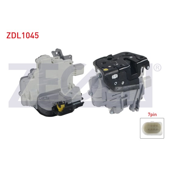 ZEGEN Kapi Kilidi Motorlu Sag ON 7 Pin Audi A3 - Audi A6 2003-2012 - Kod ZDL1045 - OEM 4F0839015 ürün görseli