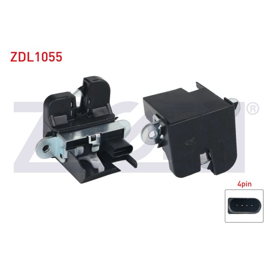 ZEGEN Bagaj Kilidi 4 Pin Volkswagen Golf V - Volkswagen Touran 2003-2010 - Kod ZDL1055 - OEM 5K0827505A ürün görseli