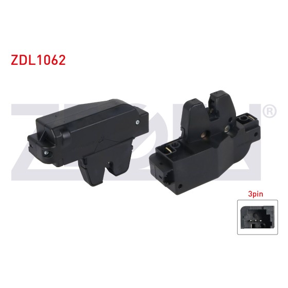 ZEGEN Bagaj Kilidi 3 Pin Peugeot 307 SW - 206 SW 1998-2007 / Citroen C3 - Citroen C4 - Citroen C5 I 2001-2009 - Kod ZDL1062 - OEM 8719.72 ürün görseli