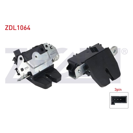 ZEGEN Bagaj Kilidi 3 Pin Opel Astra H 2004-2010 / Opel Zafira B 2005-2011 - Kod ZDL1064 - OEM 13188852 ürün görseli