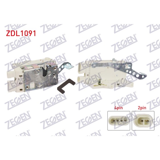 ZEGEN Kapi Kilidi Sag ON Fiat Tempra / Fiat Tipo - Kod ZDL1091 - OEM 46411408 ürün görseli