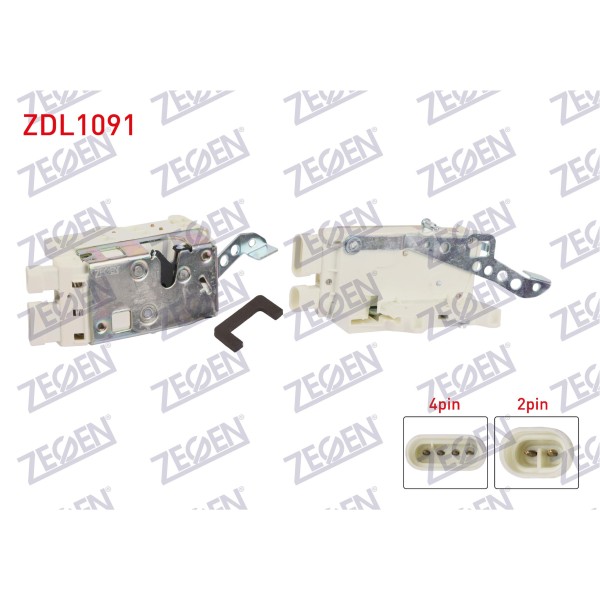 ZEGEN Kapi Kilidi Sag ON Fiat Tempra / Fiat Tipo - Kod ZDL1091 - OEM 46411408