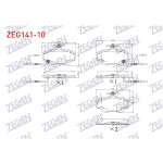 ZEGEN Fren Balata ON Fisli Renault Clio Renault Symbol 1.5 DCI 1998-2005 / 1.2 1998-2005 / Renault Clio II 1.2 1998-2005 / Thalia (LB0 / 1 / 2) 1.5 DCI 1998-2008 / Dacia Logan 1. - Kod ZEG141-10 - OEM 1611460280