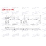 ZEGEN Fren Balata ON Fisli Renault Master Iii (FV) 2.3 DCI 2010- / Master Iii (FV) 2.5 DCI 2010- / Opel Movano B 2.3 DCI 2010 - Kod ZEG1410-00 - OEM 410601061R