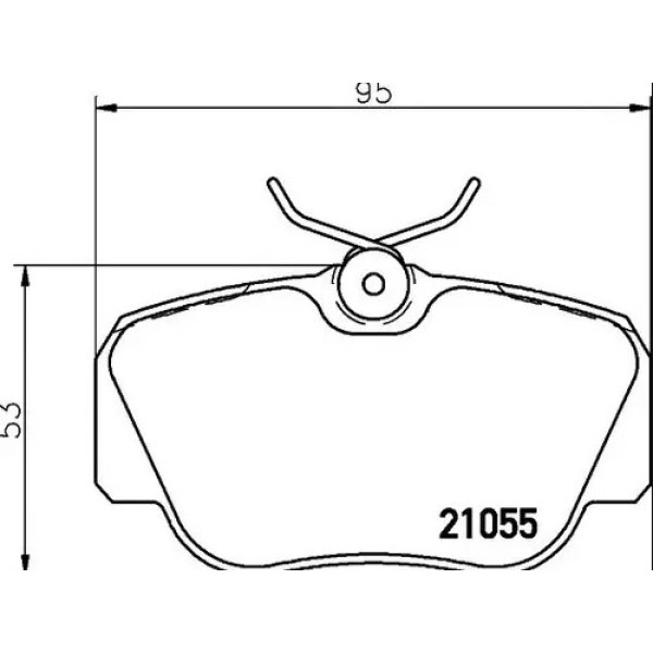 ZEGEN Fren Balata ON Mercedes-benz 190 (W201) 2.0 1982-1993 / 2.5 1982-1993 / D 2.5 1982-1993 / Bmw 3 Serisi (E30) 316 I 1982-1992 / 315 1982-1992 / 320 D 1982-1992 - Kod ZEG145-10 - OEM A0014201020