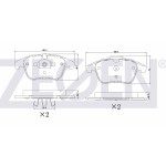 ZEGEN Fren Balata ON Ikazli Land Rover Range Rover Evoque (LV) 2.0 SI4 2011 - Kod ZEG1482-00 - OEM LR027309