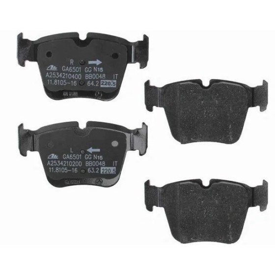 ZEGEN Fren Balata Arka Mercedes-benz Glc (X253) 250 2015 - Kod ZEG1697-00 - OEM A0004205900 ürün görseli