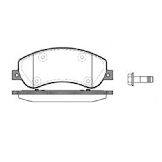 ZEGEN Fren Balata ON Volkswagen Amarok 3.0 Audi TDI V6 2017 - Kod ZEG1918-00 - OEM 2H6698151A ürün görseli