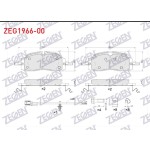 ZEGEN Fren Balata ON Ford Transit Ford Custom (V710, V363) 2023- (Kisa Tip)volkswagen Transporter T8 2025 - Kod ZEG1966-00 - OEM 2717802
