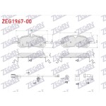 ZEGEN Fren Balata Arka Fisli Ford Transit Ford Custom (V710) 2023- / Volkswagen Transporter T7 2025- / (V363) Elektrikli EL Freni - Kod ZEG1967-00 - OEM 7TG698451