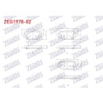 ZEGEN Fren Balata Arka Ikazlifren Balata Arka Ikazli MG ZS - ZS EV 2019 - Kod ZEG1978-02 - OEM 10489774