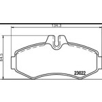 ZEGEN Ön Fren Balatası - Mercedes-benz Vito (638) 108 CDI 1997-2003 / Vito (638) 110 CDI 1997-2003 - Kod ZEG701-00 - OEM A0034200120