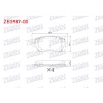 ZEGEN Fren Balata ON Renault Clio Iii 1.2i 16V Iii 1.4i 16V Iii 1.5 DCI Dacia Duster 1.5 DCI 2012- / Dacia Dokker 1.5 DCI 2012- / Lod - Kod ZEG987-00 - OEM 4106000Q0K