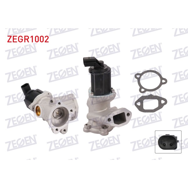 ZEGEN EGR - Valfi Fiat Doblo 1.3 Mjt 2001-2010 / G.fiat Punto 1.3 Mjt 2005-2012 / 500l 1.3 Mjt 2012- ( - ) / Opel Combo C - Opel Corsa C - Kod ZEGR1002 - OEM 18111-84E50-000