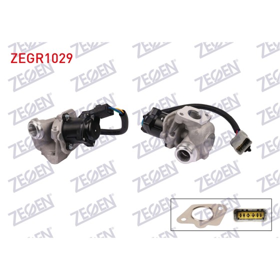 ZEGEN EGR - Valfi Kablolu Ford Focus II 1.6 TDCI 2004-2011 / C-max I 1.6 TDCI 2007-2011 (Gpda-gpdb-gpdc-hhda-hhdb-g8da-g8db-g8dd-g8de-g8df) / Volvo C30 1.6 D - Kod ZEGR1029 - OEM ürün görseli
