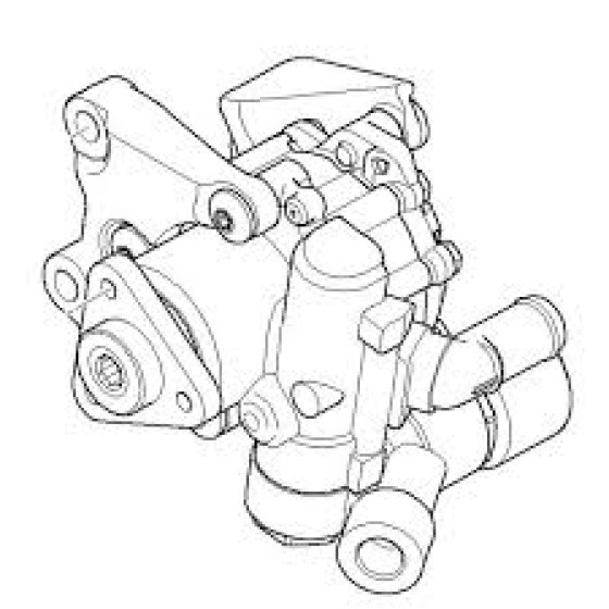 ZF Direksiyon Pompası - E60 N52-53 - Kod ZFT7697974115 - OEM 32416769766 ürün görseli