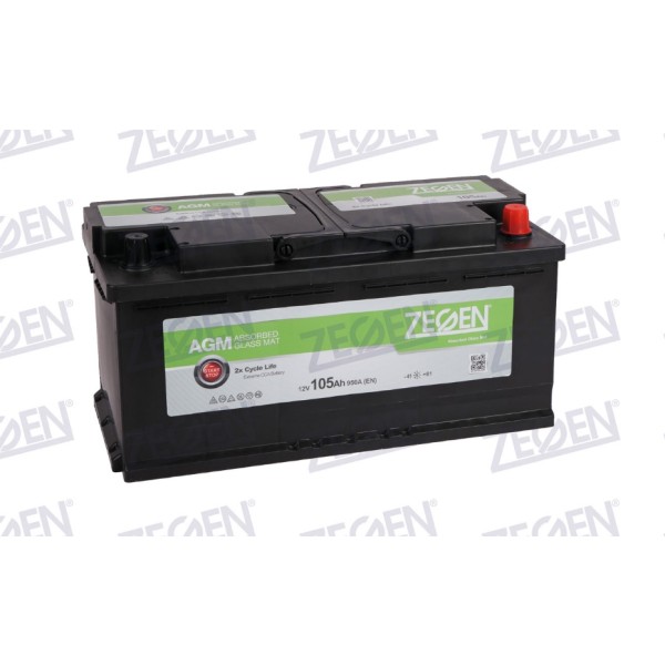 ZEGEN Akü 12V 105 Amper AH Akümülatör - OEM ZG12V105