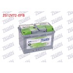 ZEGEN Aku Efb Start / Stop L3 12V 72 AH - OEM ZG12V72-EFB
