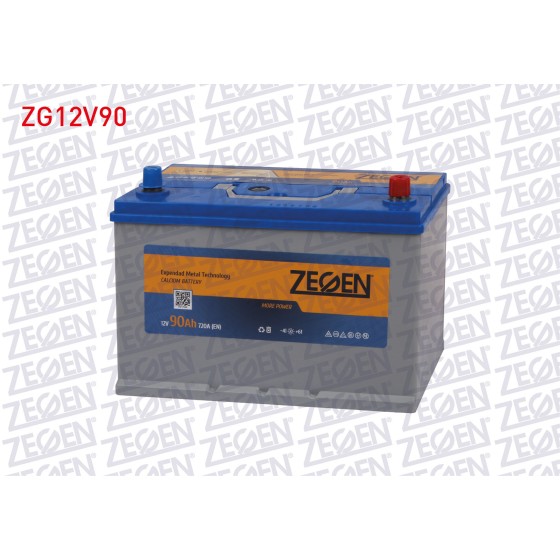 ZEGEN Aku 12V 90 AH - OEM ZG12V90 ürün görseli