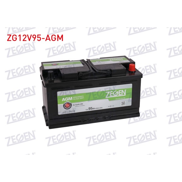 ZEGEN Aku Agm Start / Stop L5 12V 95 Amper Vito Akümülatör - OEM ZG12V95-AGM